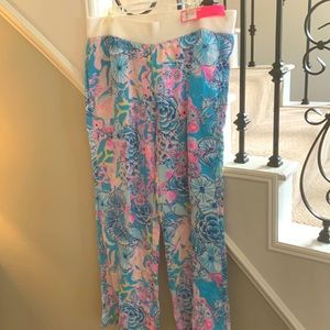 Lilly Pulitzer linen pants XL NWT